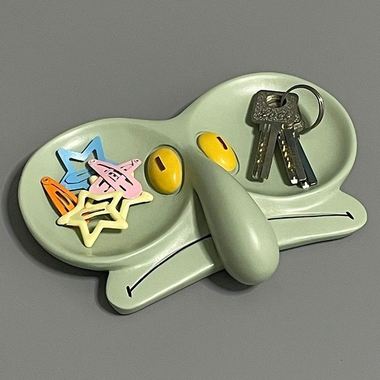 Squidward Glasses Holder Jewelry Box Organizer Tray