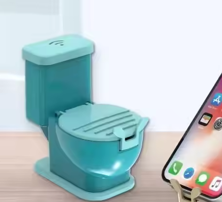 Toilet Mobile Phone Desktop Stand