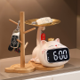 Big Mouth Cat Clock Key Organiser