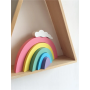 Cloud Rainbow Building Block Ornament