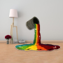 Rainbow Paint Bucket Rug