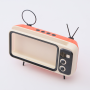 Retro TV Speaker Phone Stand