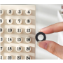 Self-Discipline Punch Card Perpetual Calendar Kapybara